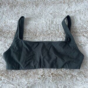 SKIMS Body Basics Wide Neck Bralette in Deep Sea Small